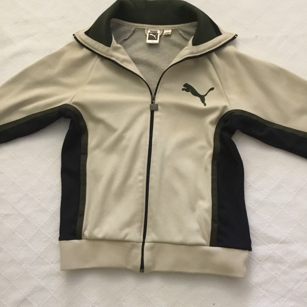 Men's Small Puma Zip Up Sweater